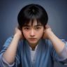 91pro安全架构师王浩然，严肃男性专家形象，数据中心背景，专业安全顾问气质